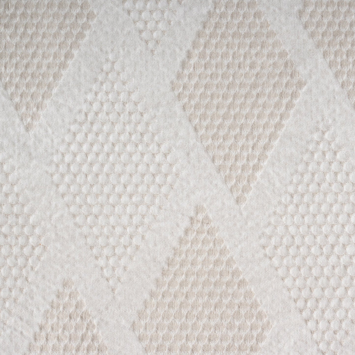 Bed Cover | Cotton Linen Jacquard Pearly | King & Queen Sizes with Cushion