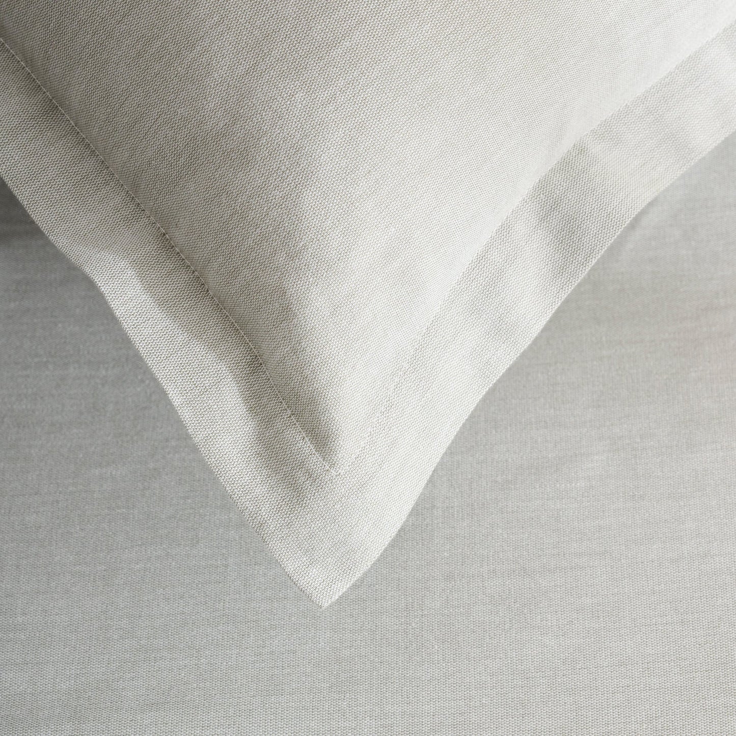 Bedsheet | Cotton Bamboo Chambray | Sage, With 2 Pillow Shams