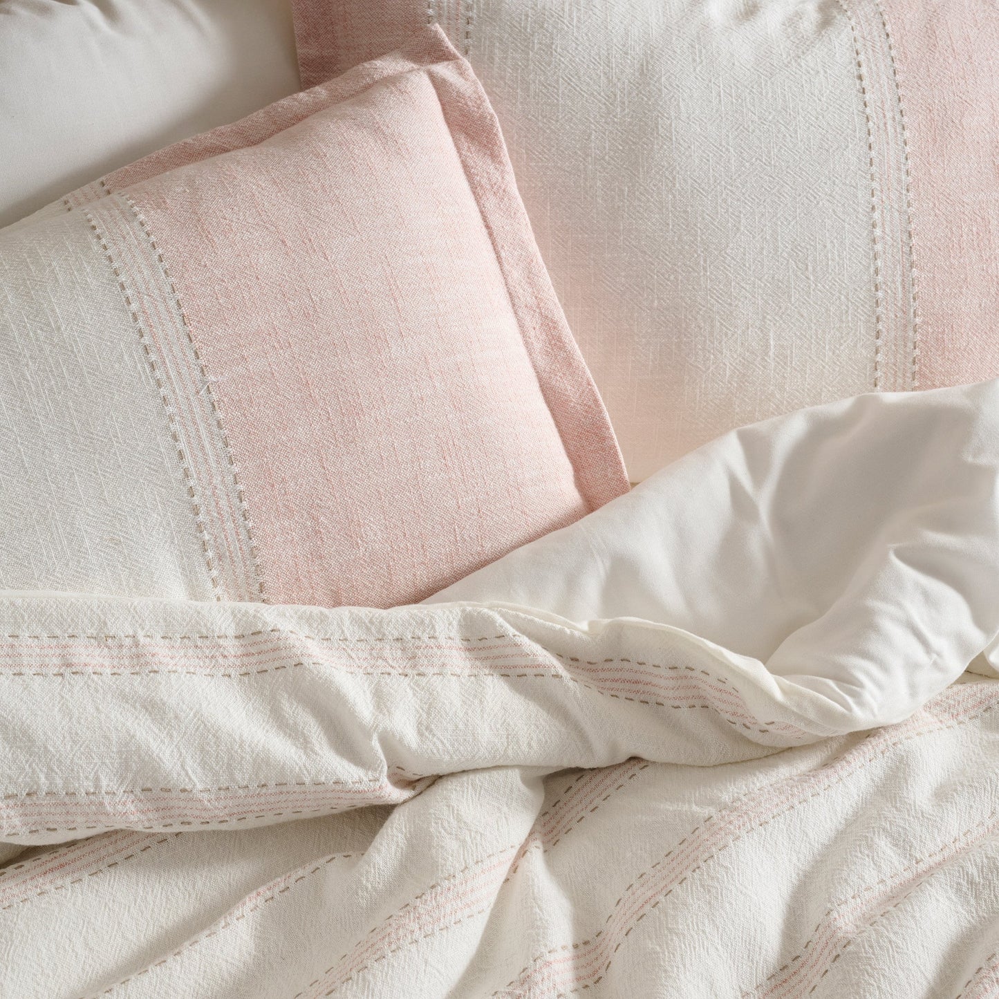 Comforter | Cotton Bamboo Slub Yarn-dyed | Double & Single Size  | With 2 Pillow Shams