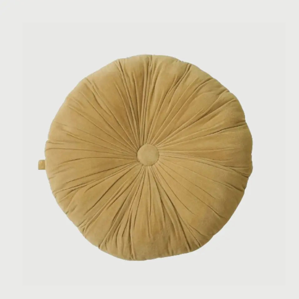 Cuddle Sand Velvet Round Cushion SanctuaryLiving