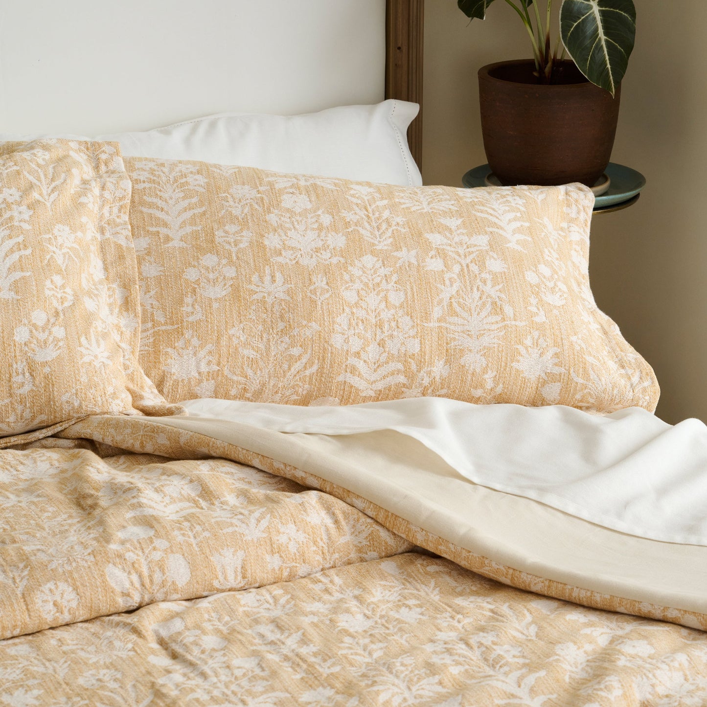 Comforter | Cotton Bamboo Jacquard | Single & Double Size  | With 2 Pillow Shams