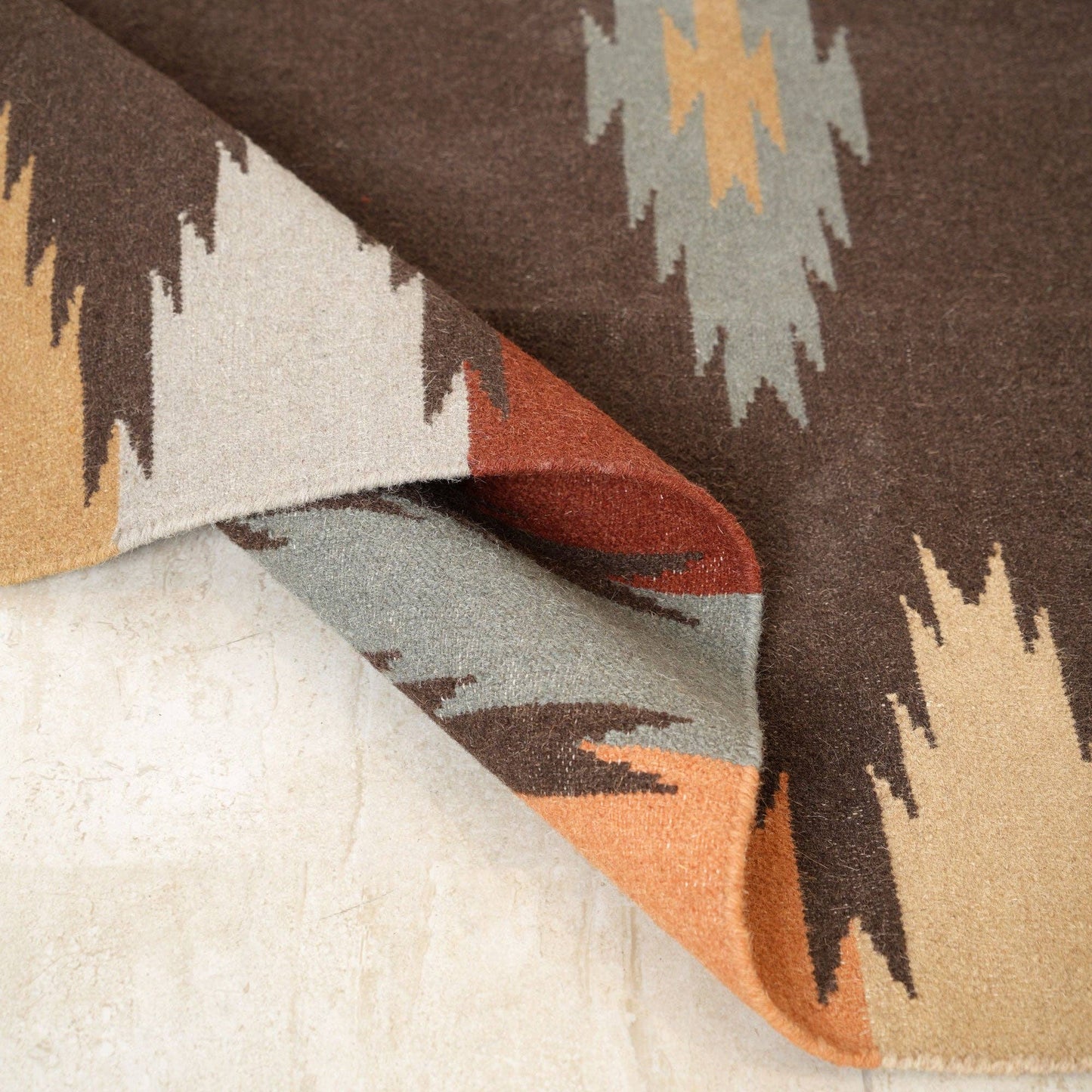 Handwoven Kilim Rug – Artisan Geometric Flatweave