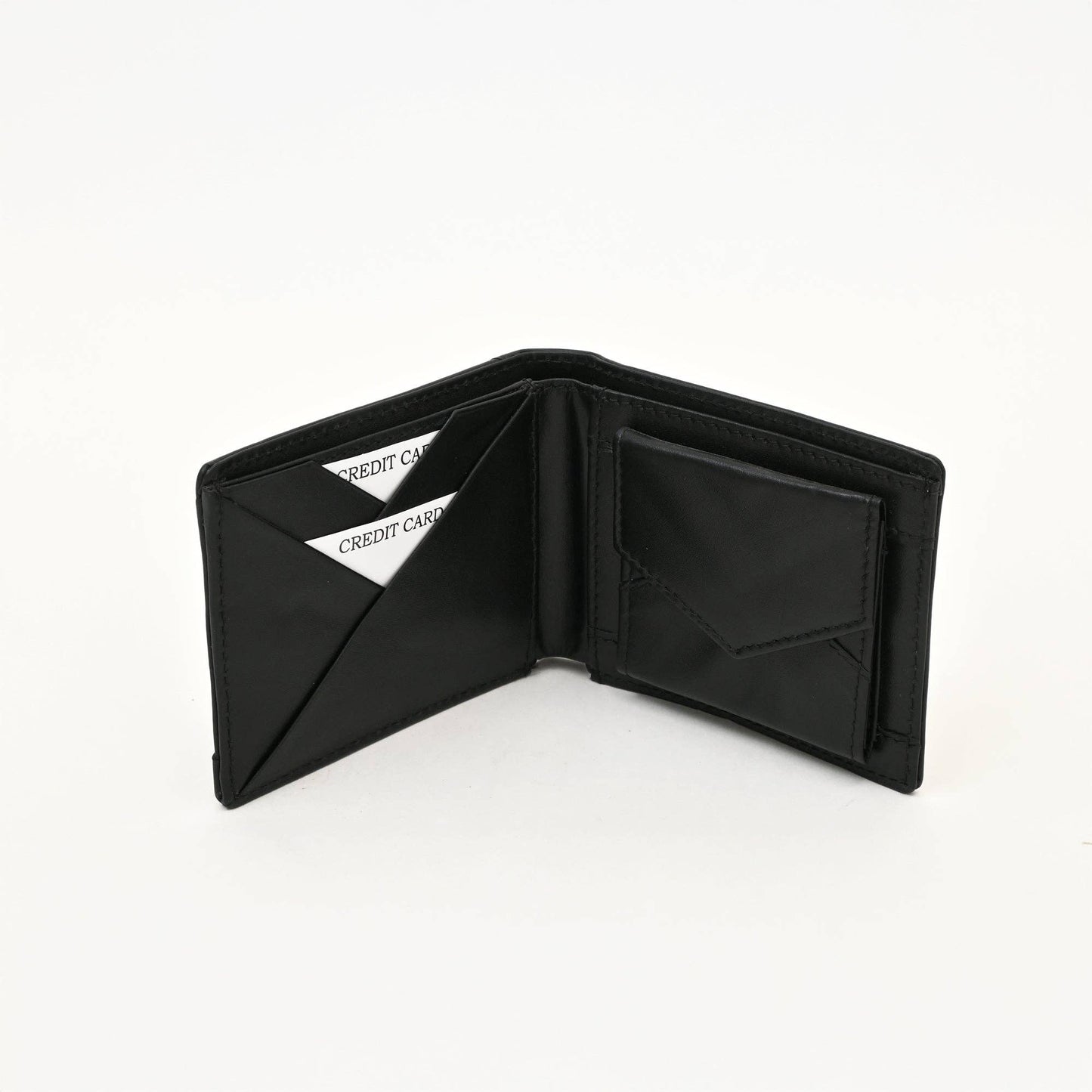 Black Napa Leather Wallet Slim, Elegant & Functional Design