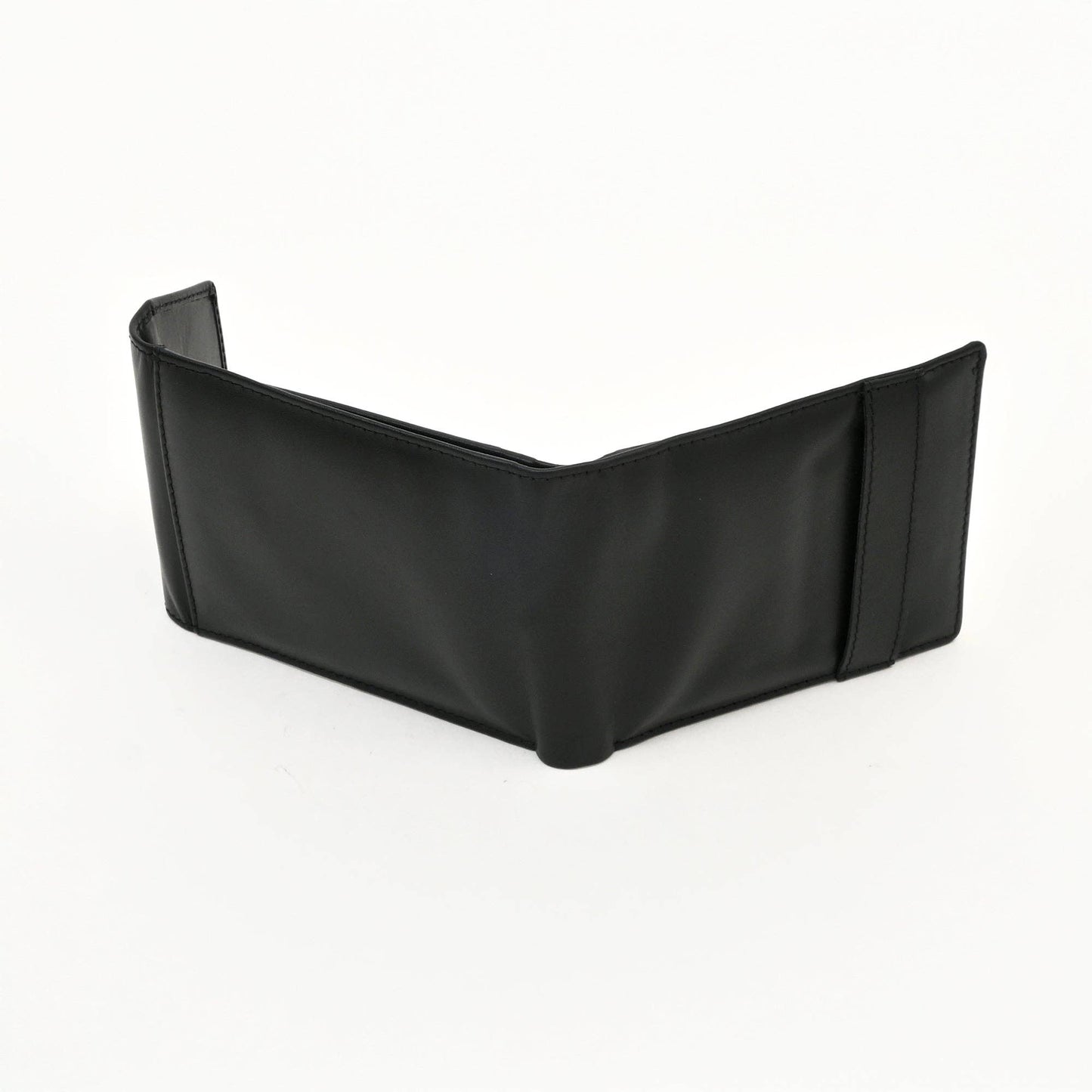 Black Napa Wallet – Slim Bifold with Coin & Card Slots