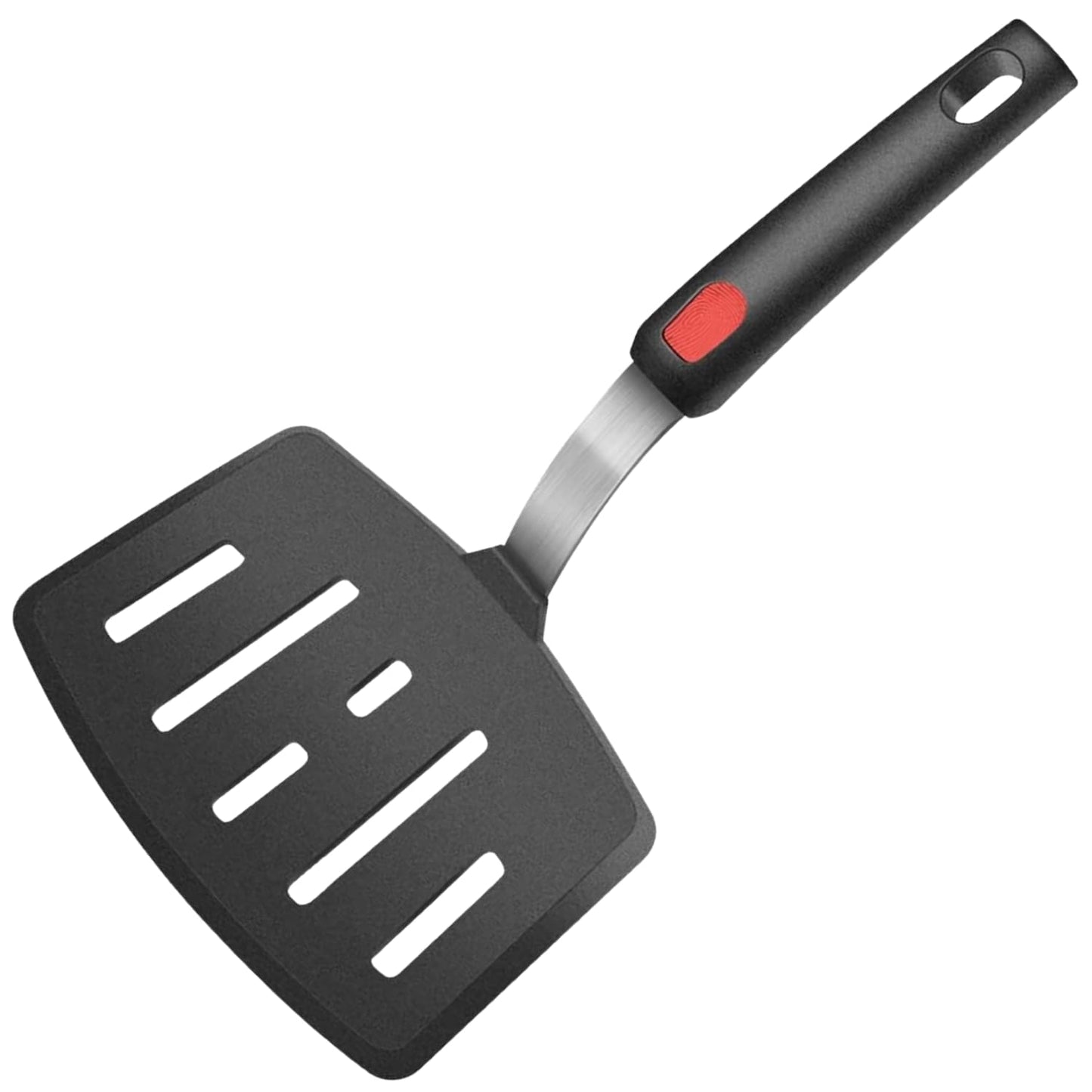 Spatule en silicone – Retourneur de cuisine et de pâtisserie – Antiadhésive, résistante à la chaleur – Large fente, unité unique