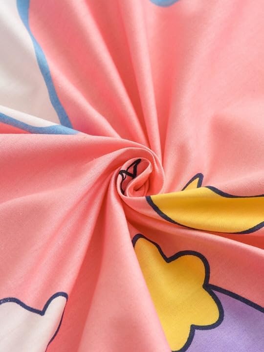 Ensemble de draps pour lit simple enfant - Microfibre infroissable - 152 x 229 cm - Motif dessin animé