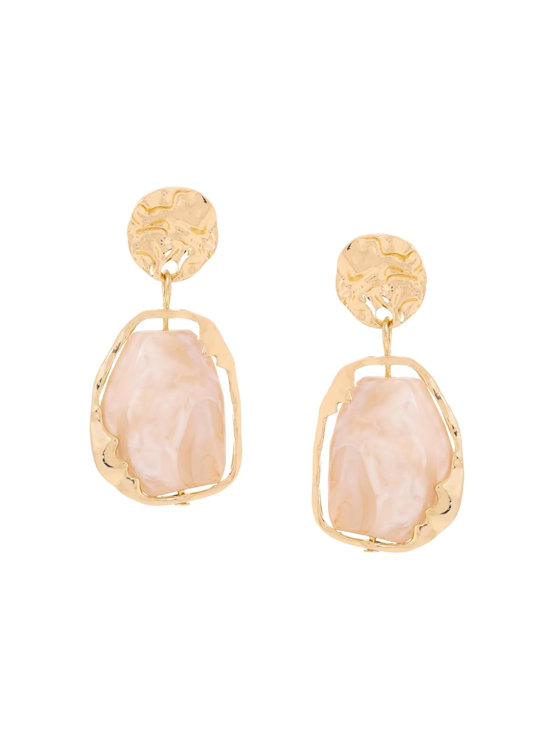 Gold Toned Black Crystal Earrings – Fashion Earrings – Crystal Embellished – Contemporary Style