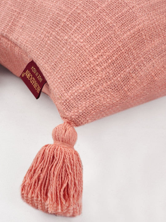 Rectangle Pillow Shams – Premium Cotton – Concealed Zip – Peach Hued Pair