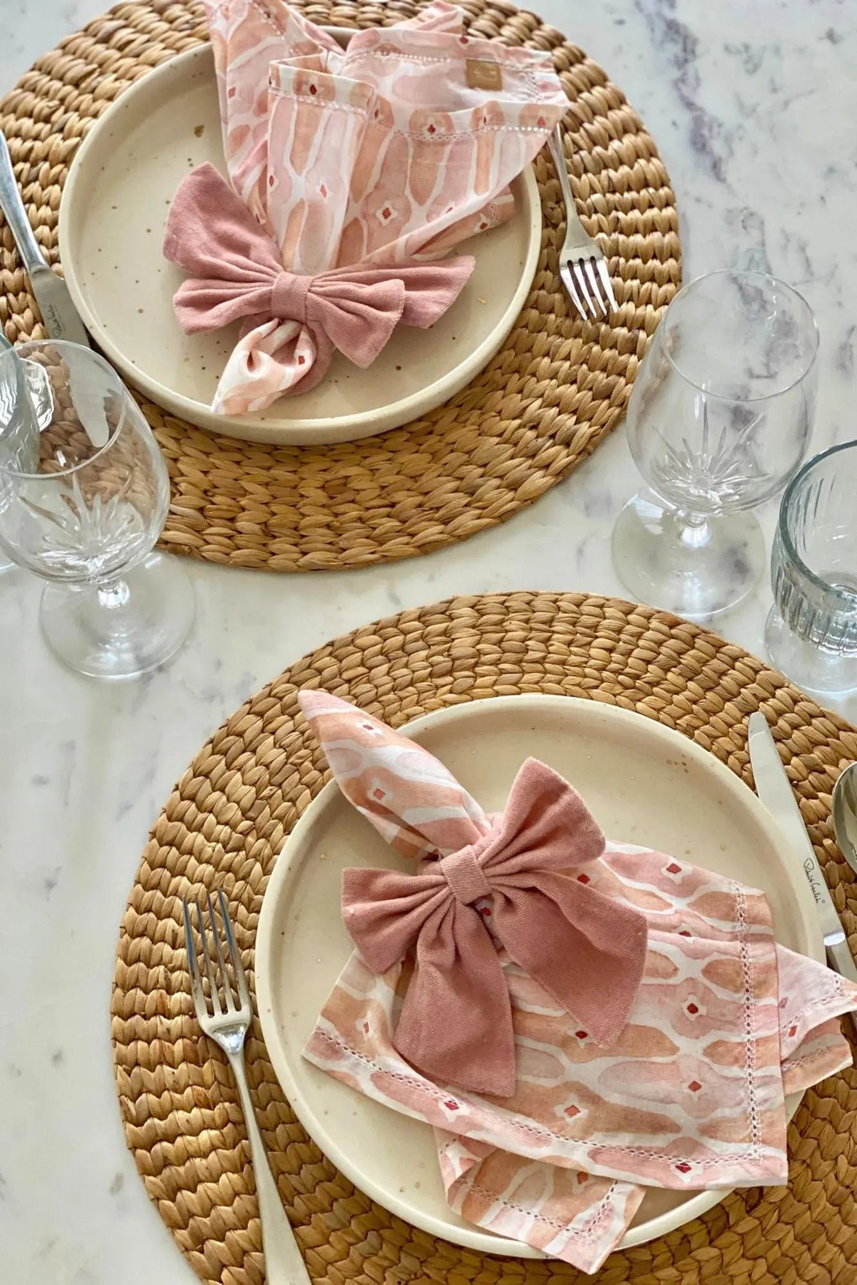 Rose Velvet Napkin Rings-Set of 4 SanctuaryLiving