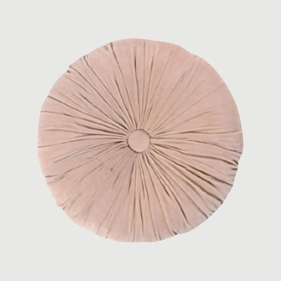 Cuddle Baby Pink Velvet  Round Cushion SanctuaryLiving