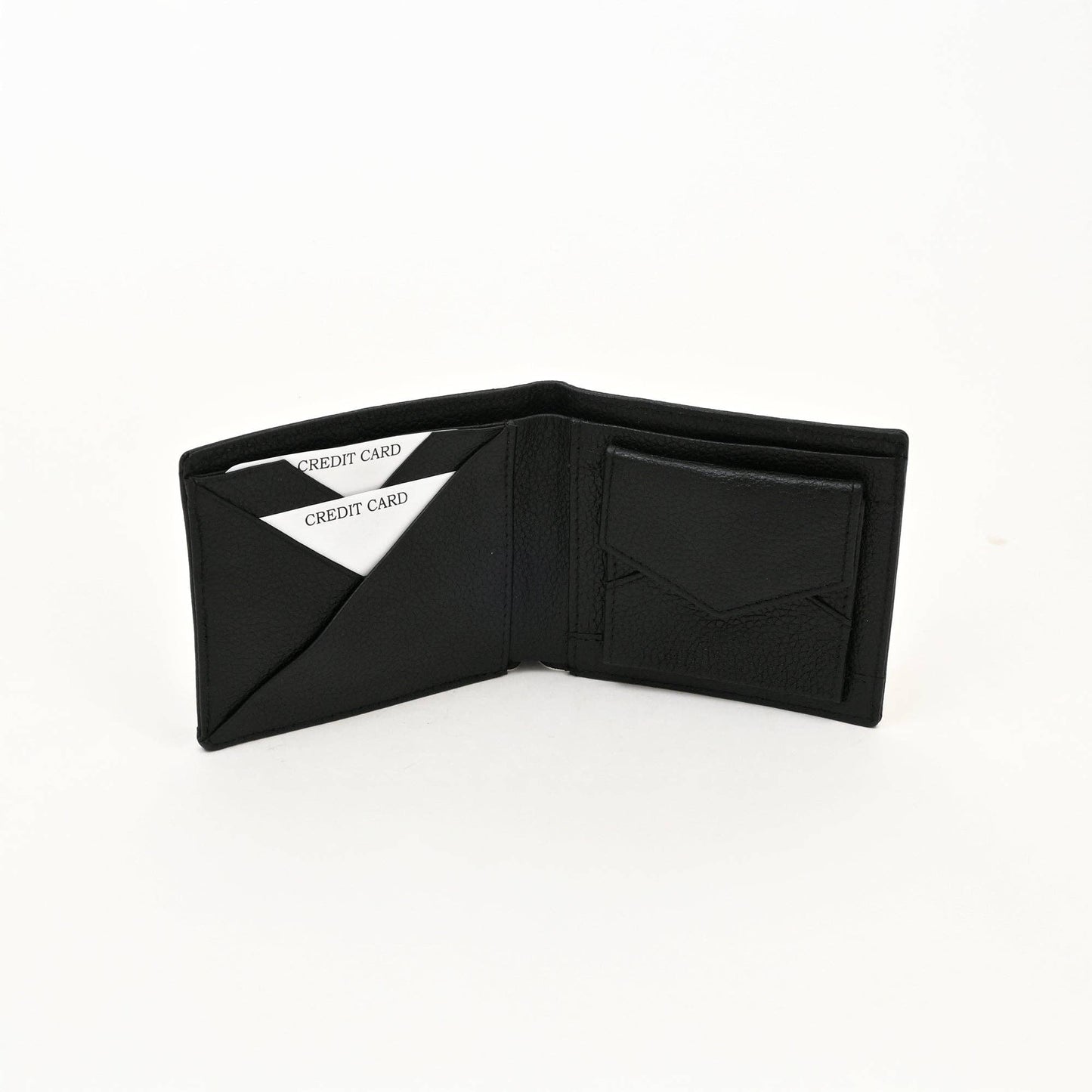 Grained Black Napa Wallet | Slim, Stylish & Functional