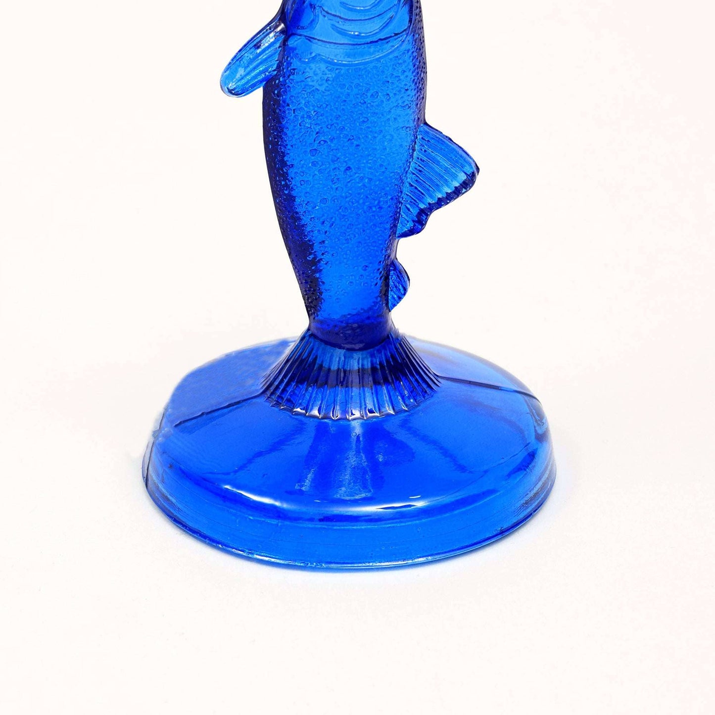 Fish Candle Holder in Royal Blue – Ocean Coastal Decor Accent