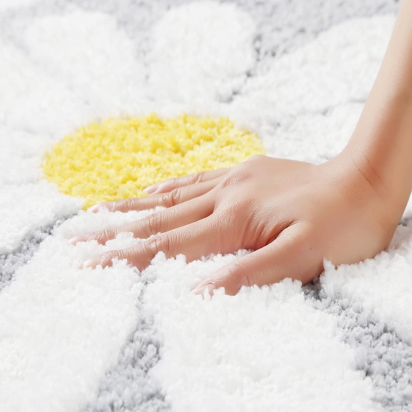 Cute Abstract Non-Slip Washable Bath & Door Mat Rugs | Quick Dry Floor Mat for Home, Bathroom, Living Room