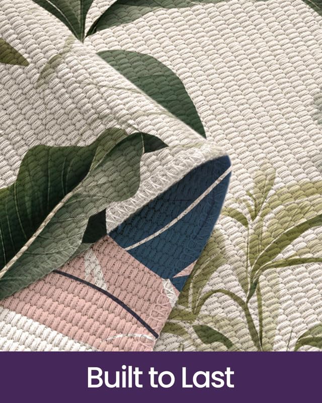 Modern Printed Hand Woven 100% Cotton Washable 2x5 ft Bedside Runner | Living Room, Bedroom, Kitchen Carpet Rug