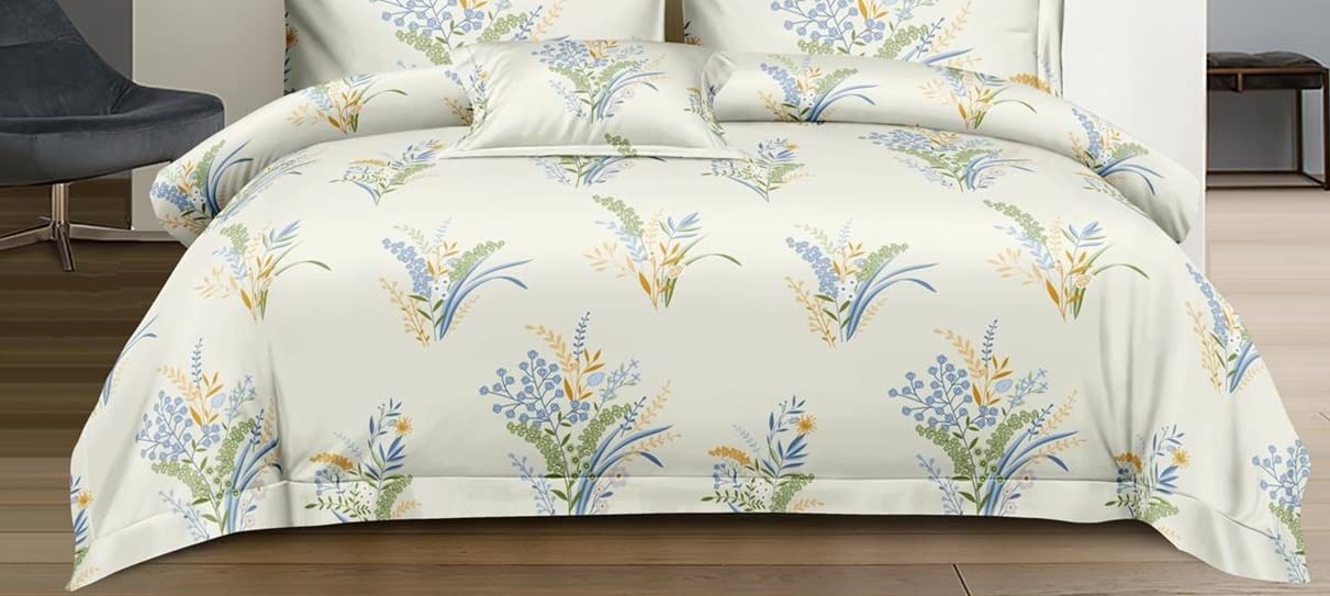 Ensemble de draps-housses - Coton 400 fils/cm², entièrement élastiqué - Taille King, 3 pièces