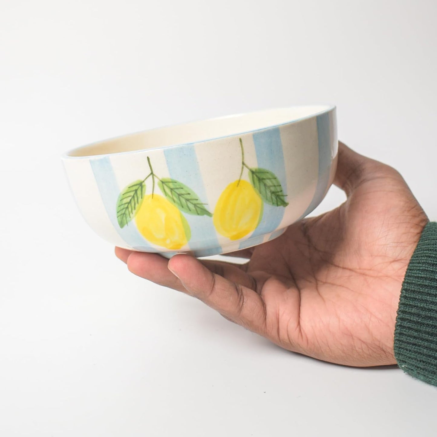 Snack Bowl – Ceramic Serving Bowl – Dishwasher & Microwave Safe – 5.5 Inch Single