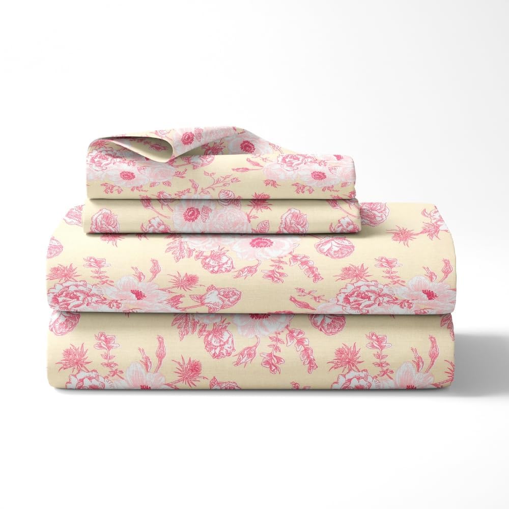 Double Bed Bedsheet Set - Ultrasoft Cotton - Queen Size | 3-Piece
