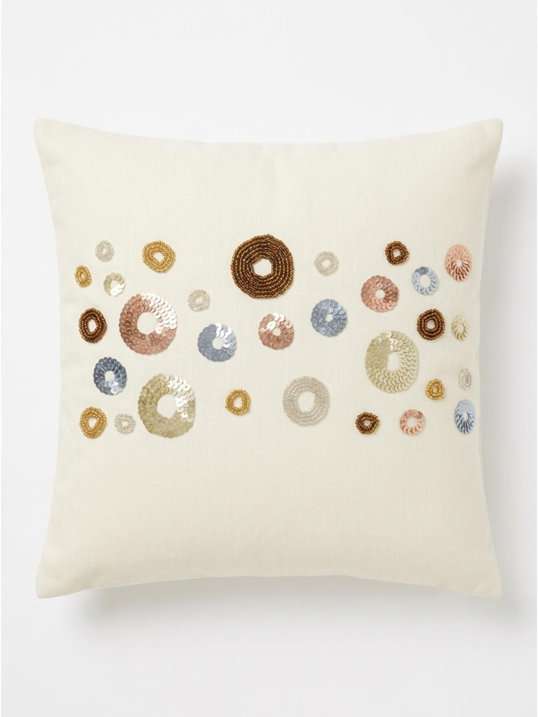 Off White Rectangle Cushion Covers – Decorative Pillow Covers – Durable Silk – Set of 3