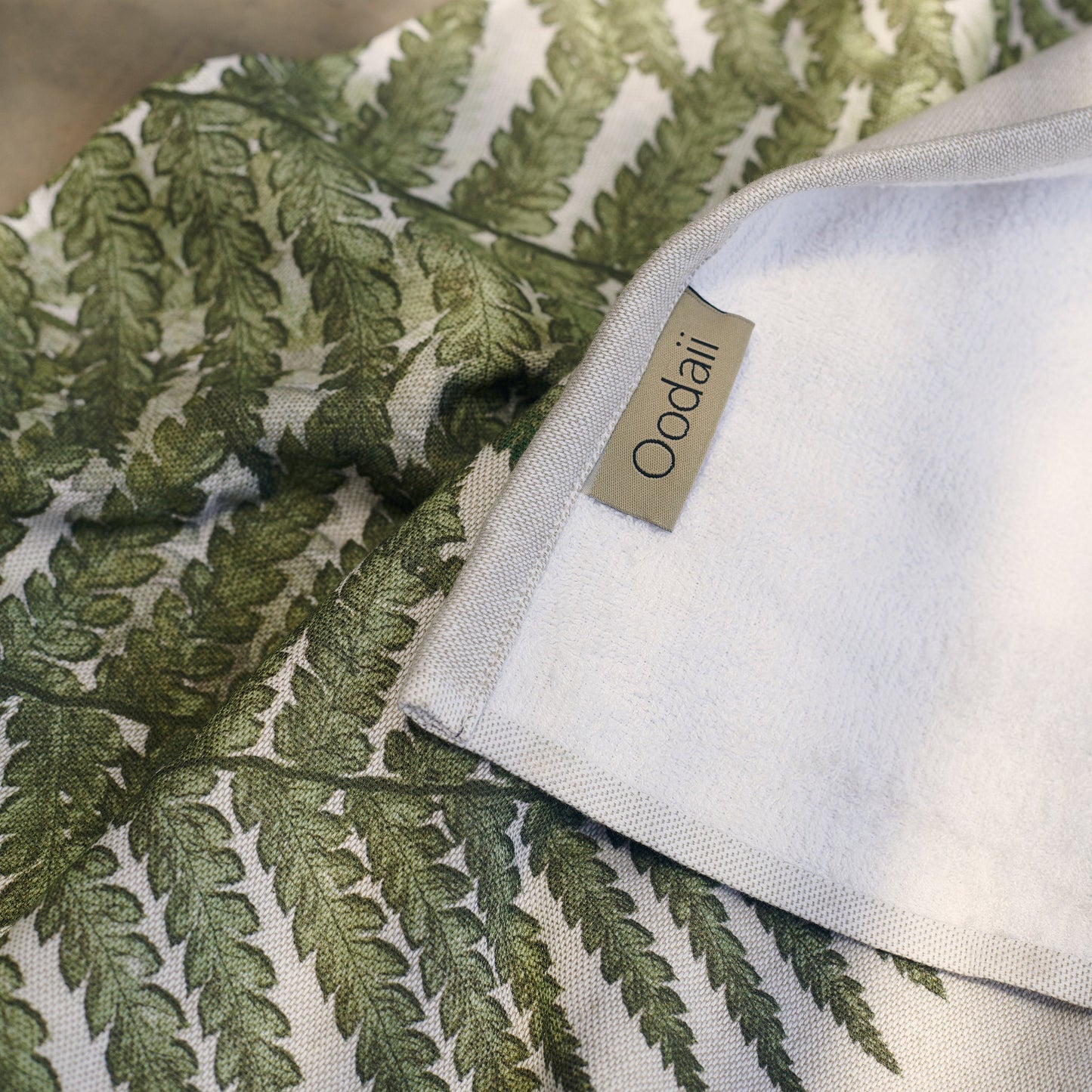 Fern Print | Cotton Bamboo | Hammam Terry | Bath Set