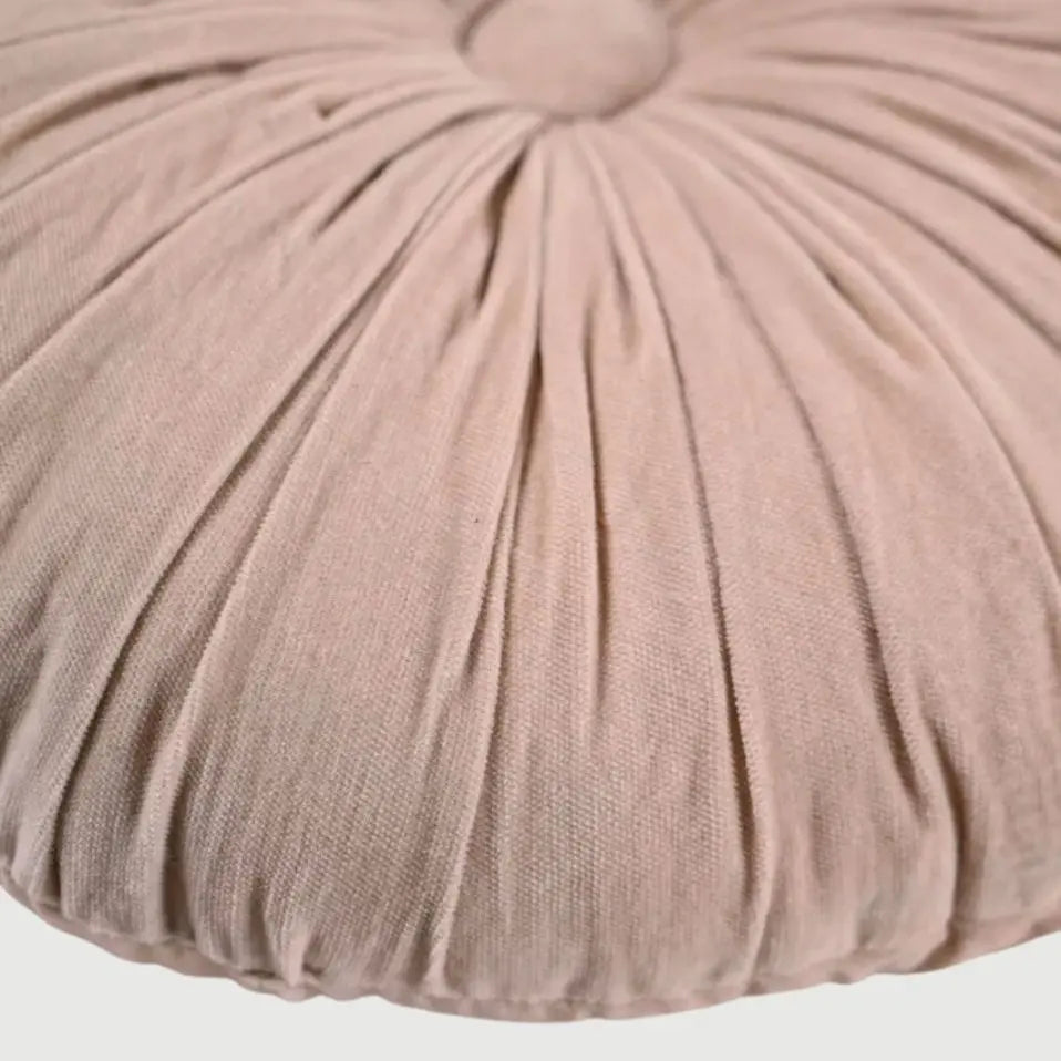 Cuddle Baby Pink Velvet  Round Cushion SanctuaryLiving