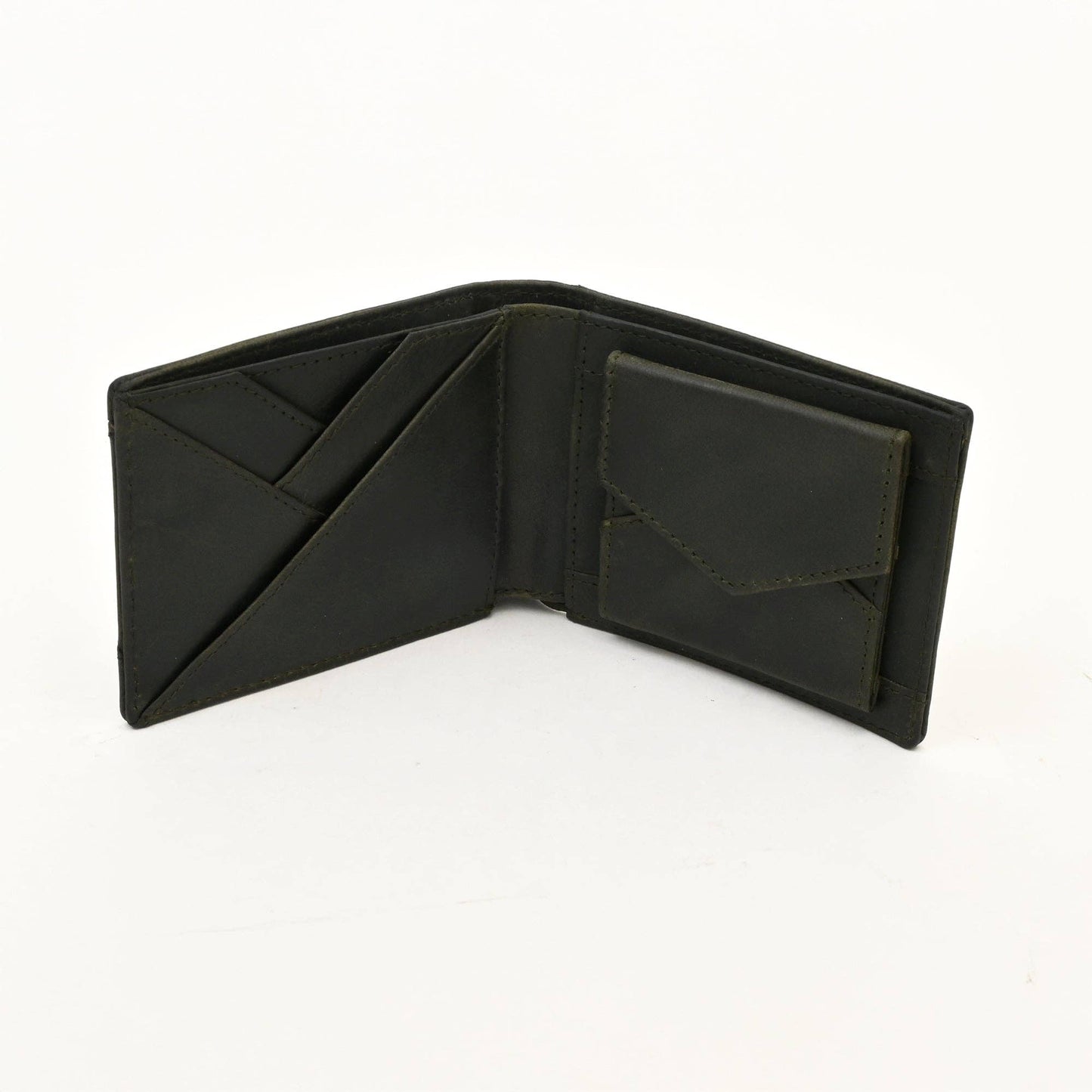 Leather Wallet Premium Black Full-Grain Men’s Slim Wallet