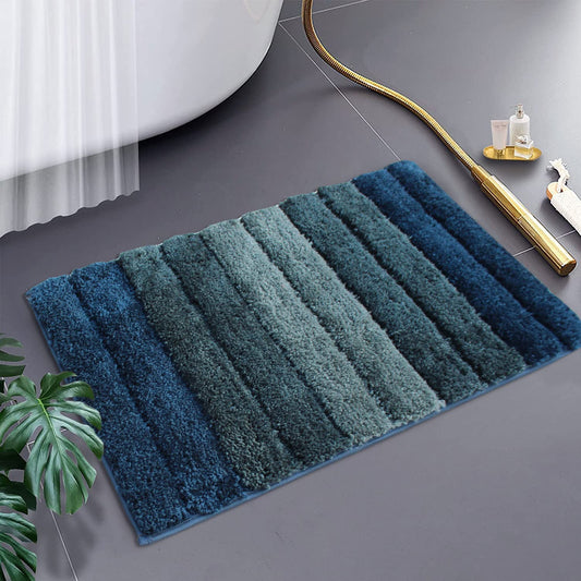 Luxury 2500 GSM Microfiber Anti-Skid Bathmat 40x60cm Pack of 1 | Washable Water Absorbent Bathroom Kitchen Entrance Mat