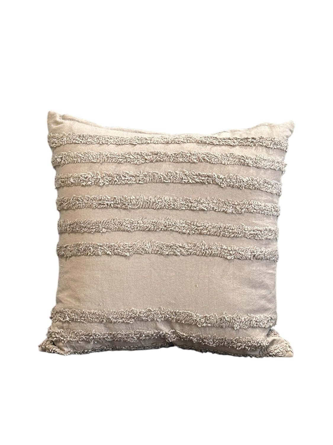 Bohemian Tufted Sunflower Decorative Cushion Covers 16x16 Inch, Pack of 2 | Sofa Pillowcases, Bed Throw Pillows, Living Room Decor