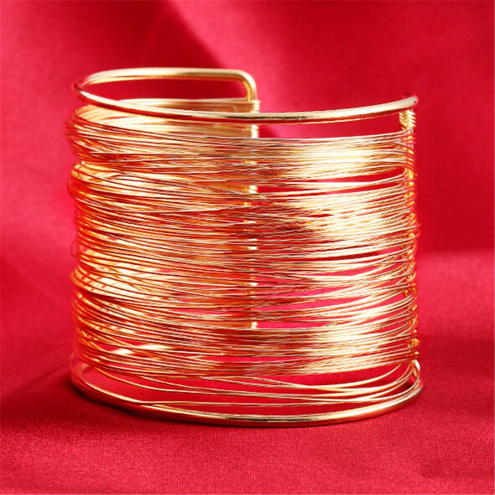 Gold Plated Cuff Bracelet – Fashion Jewelry
