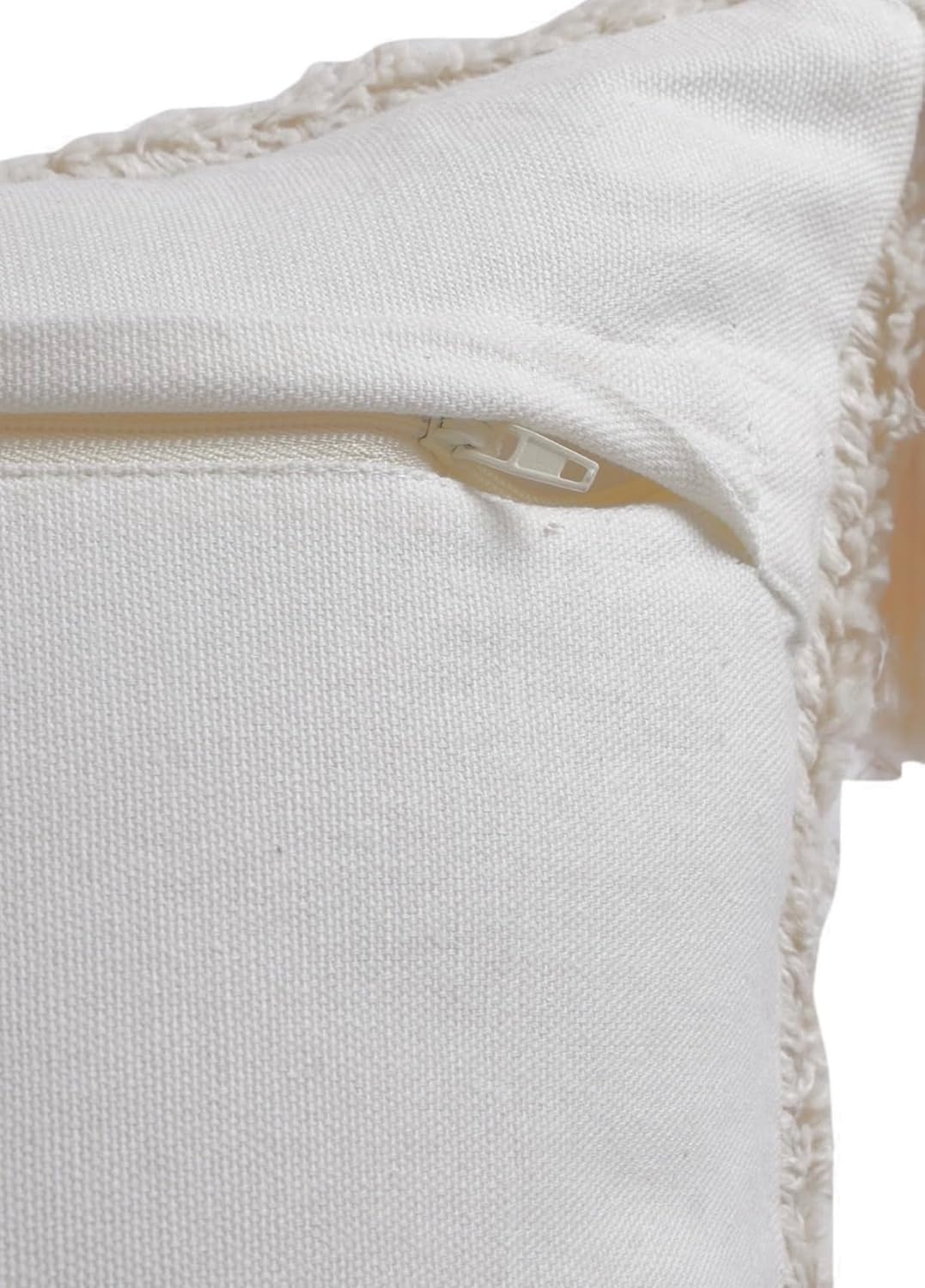 Hand Crafted Bohemian Pit Loom Cushion Cover 18x18 Set of 1 | Boho Living Room Decor, Cotton Pillow Cover