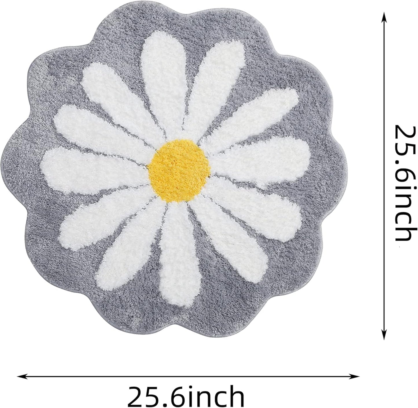 Cute Abstract Non-Slip Washable Bath & Door Mat Rugs | Quick Dry Floor Mat for Home, Bathroom, Living Room