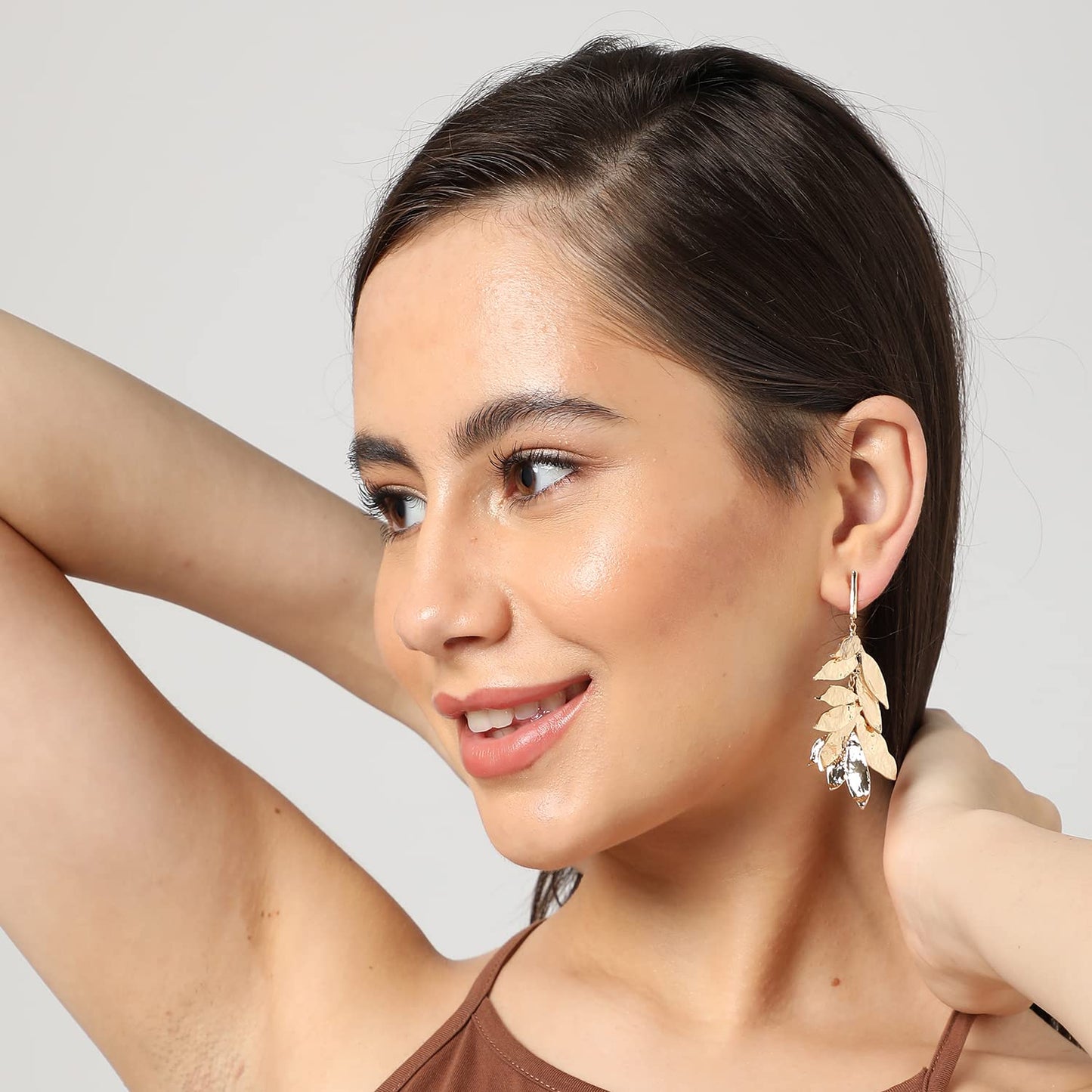Drop Earrings – Fashion Jewellery – Lightweight, Push Closure – Modern Statement Design