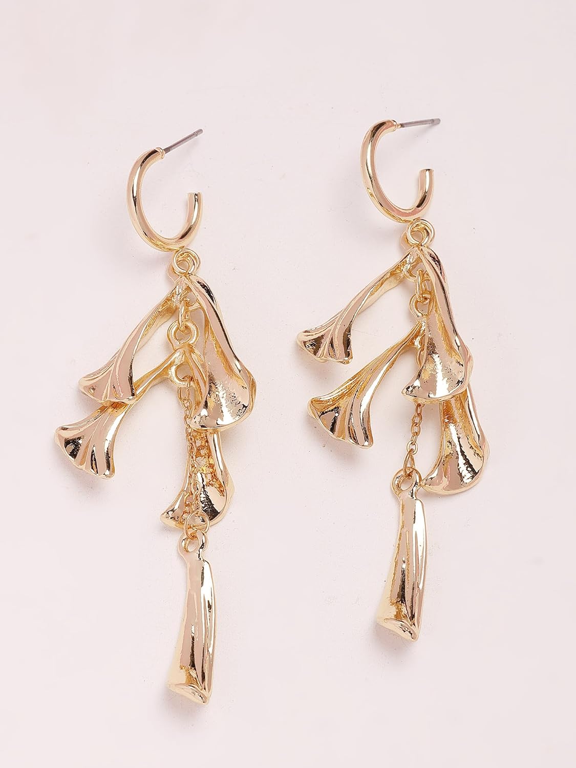 Gold Plated Drop Earrings – Women's Fashion Jewellery – Durable Finish