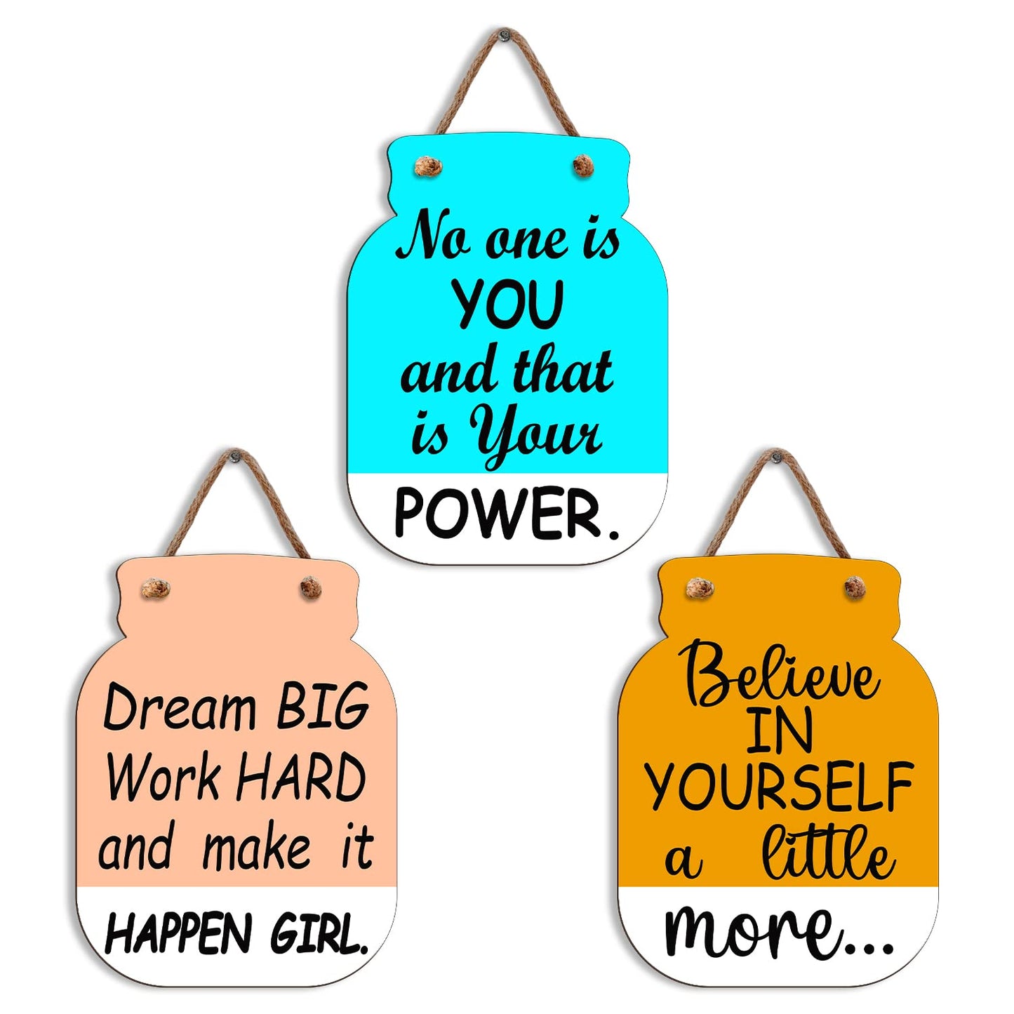 Elegant Motivational Wooden Wall Hangings for Home Decor | Living Room Wall Art & Decoration Items