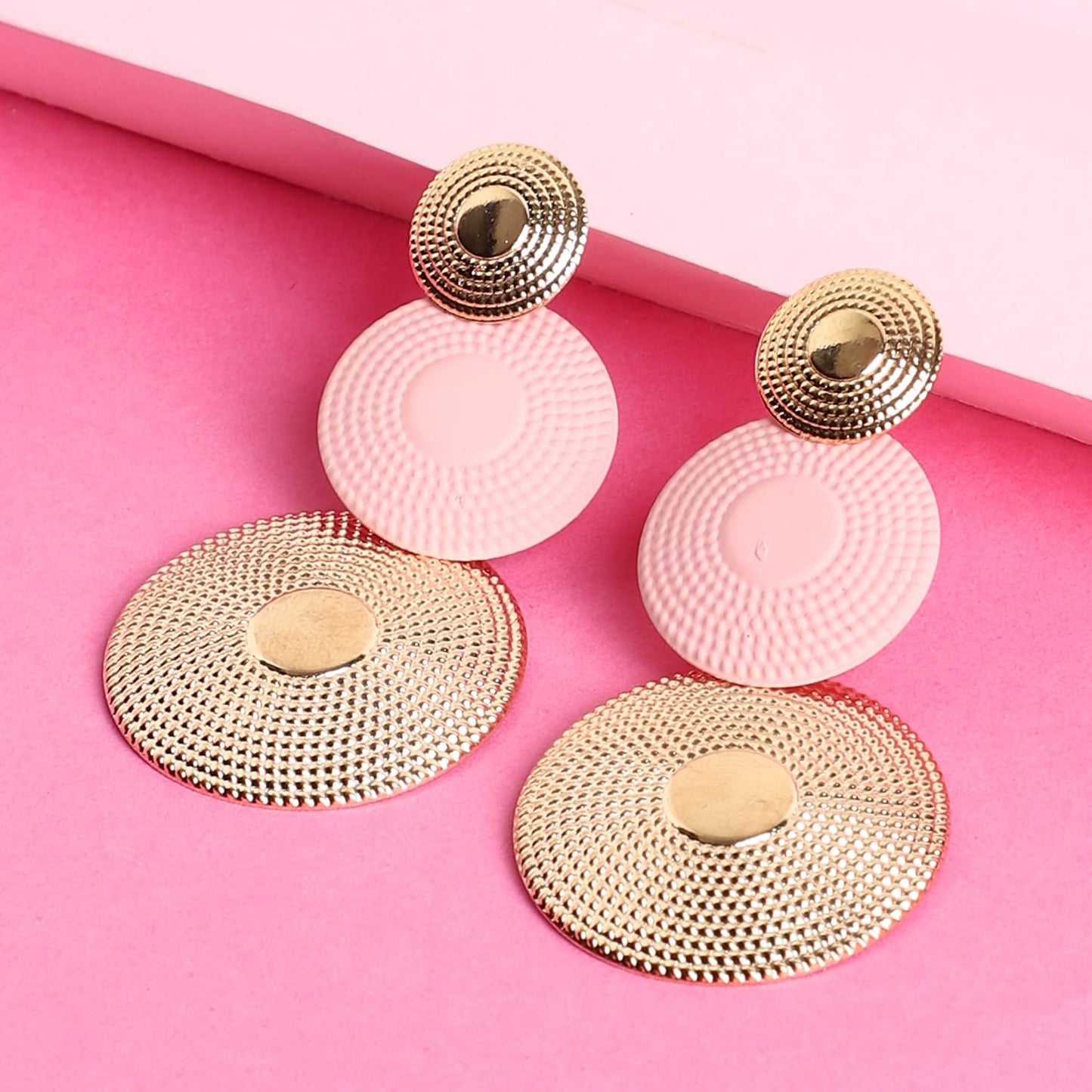 Designer Drop Earrings – Fashion Jewellery – Lightweight Indo-Western Style