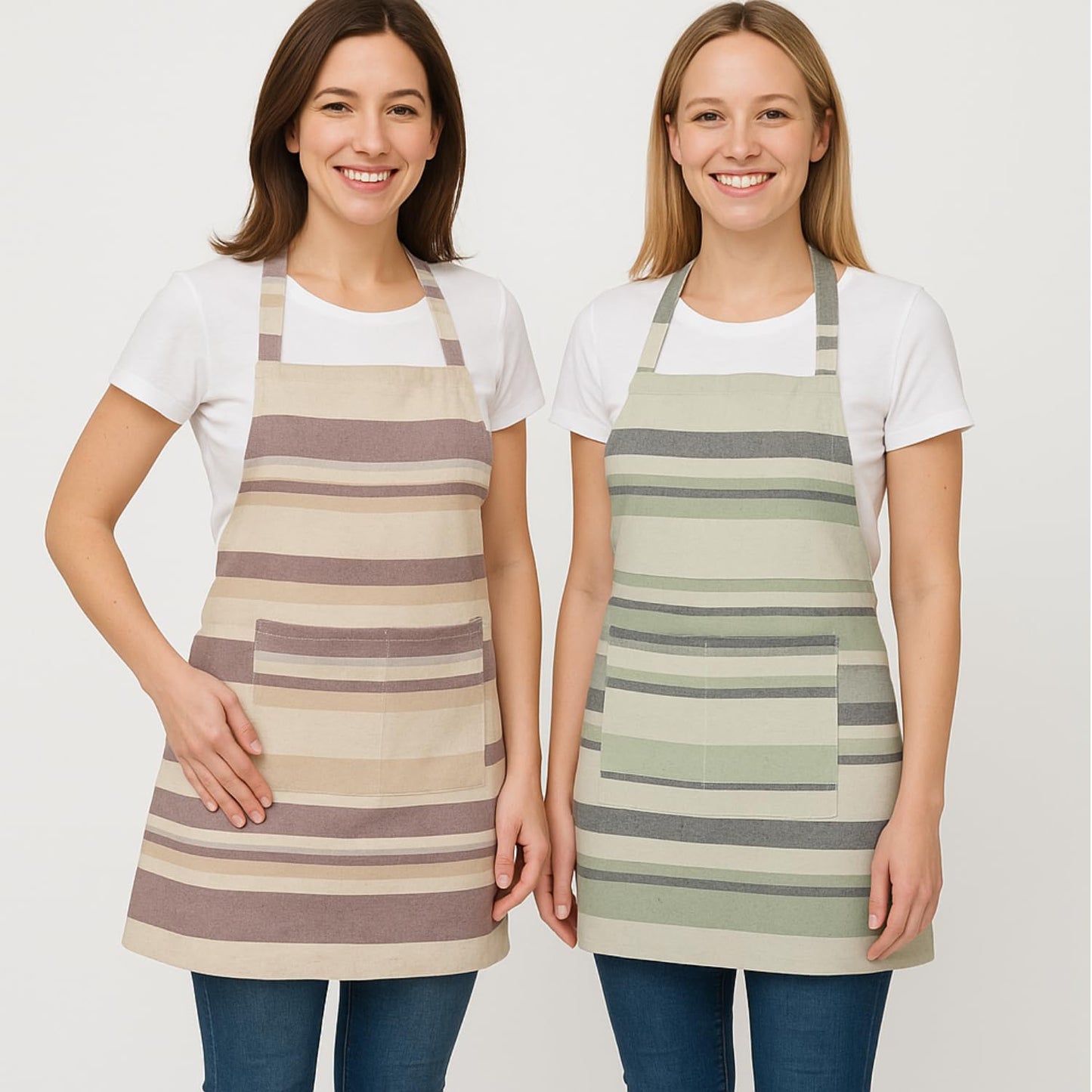 Unisex Cooking Apron – Chef Apron – Waterproof Polyester Blend – Adjustable Fit
