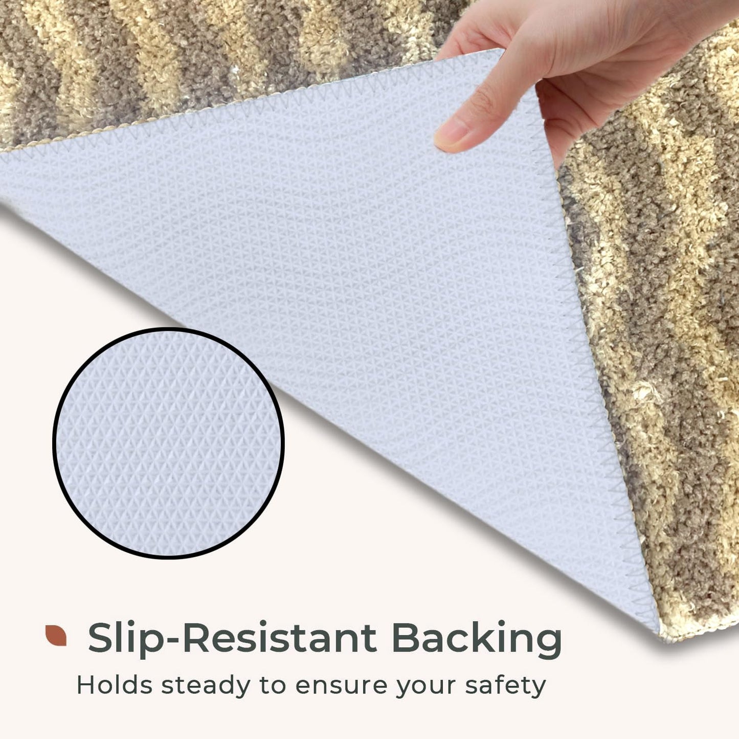 Berlin Super Soft Microfiber Bath Mat 38x58 cm | Anti-Slip, Washable Bathroom Floor Mat