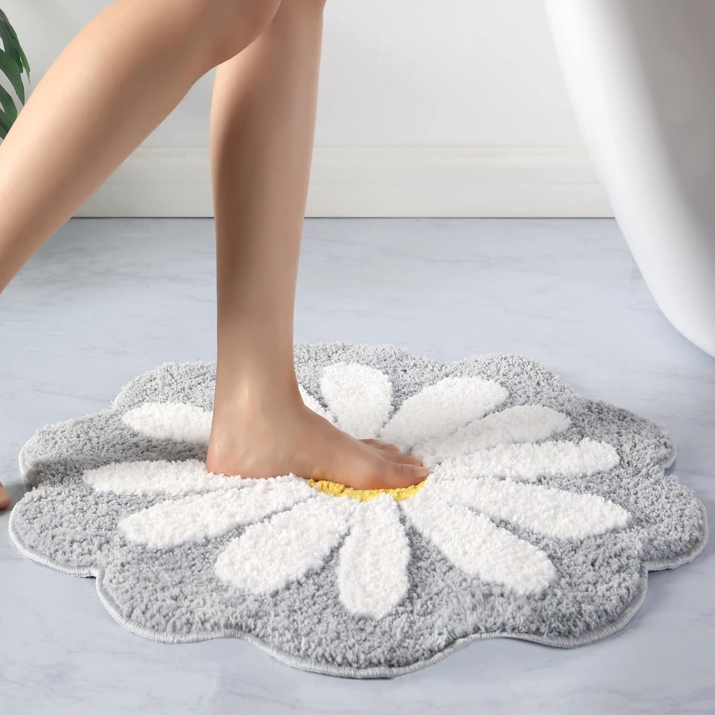 Cute Abstract Non-Slip Washable Bath & Door Mat Rugs | Quick Dry Floor Mat for Home, Bathroom, Living Room