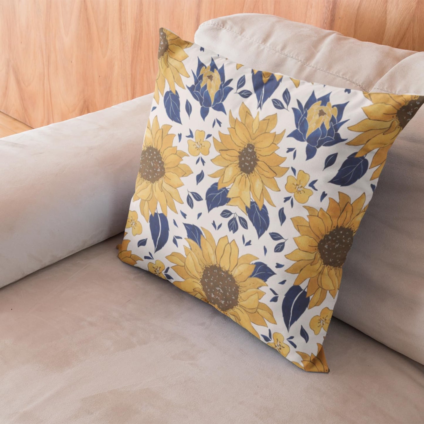 Soft Stylish Digital Print Velvet Cushion Covers 18x18 inch (Pack of 2) | Decorative Throw Pillow for Sofa, Bed, Home Decor