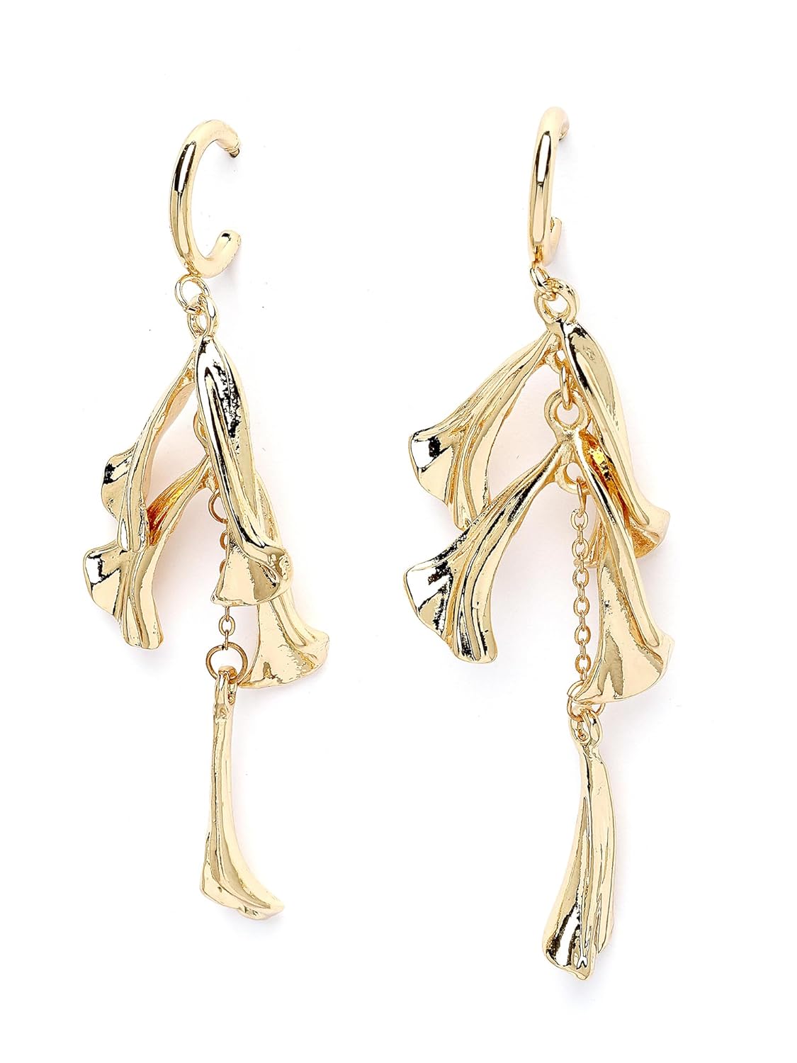 Gold Plated Drop Earrings – Women's Fashion Jewellery – Durable Finish