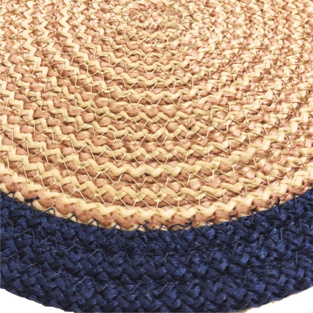 Braided Round PP Trivet Set (3 PCS, 9" Dia) | Pot Mat for Dining Table, Hot Pots, Casseroles