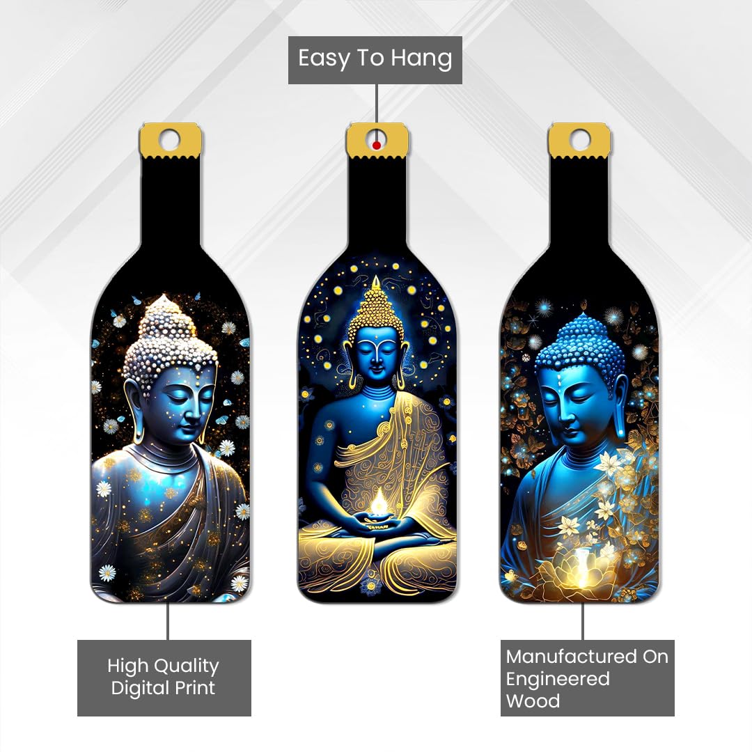 Décoration murale moderne rustique en bois de qualité supérieure et durable | Décoration murale pour salon et chambre