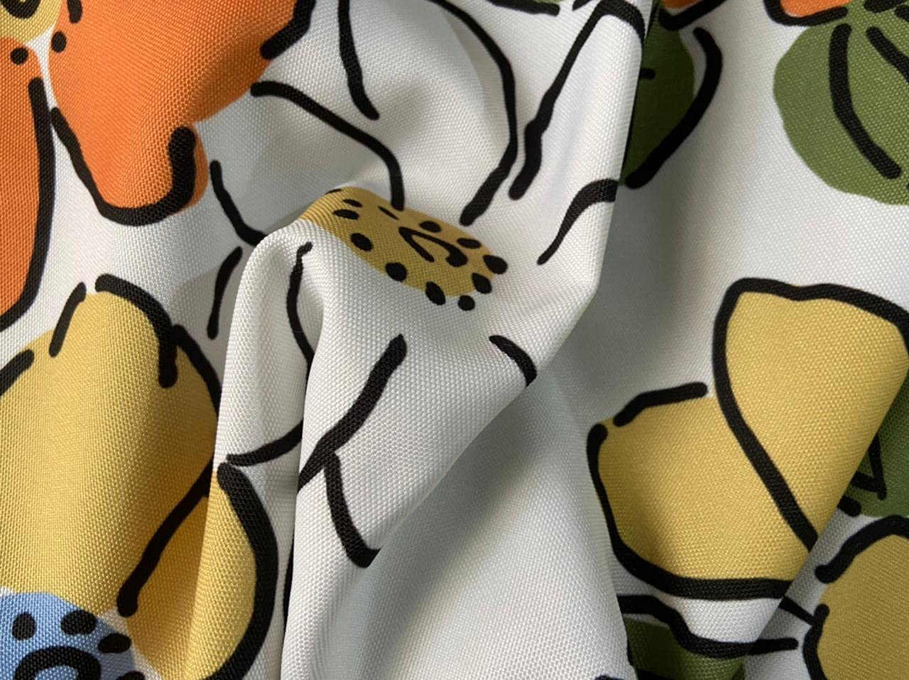 Modern Multicolor Clover Digital Printed Double Layered Table Runner 13x72 Inches | Dining Kitchen Home Decor