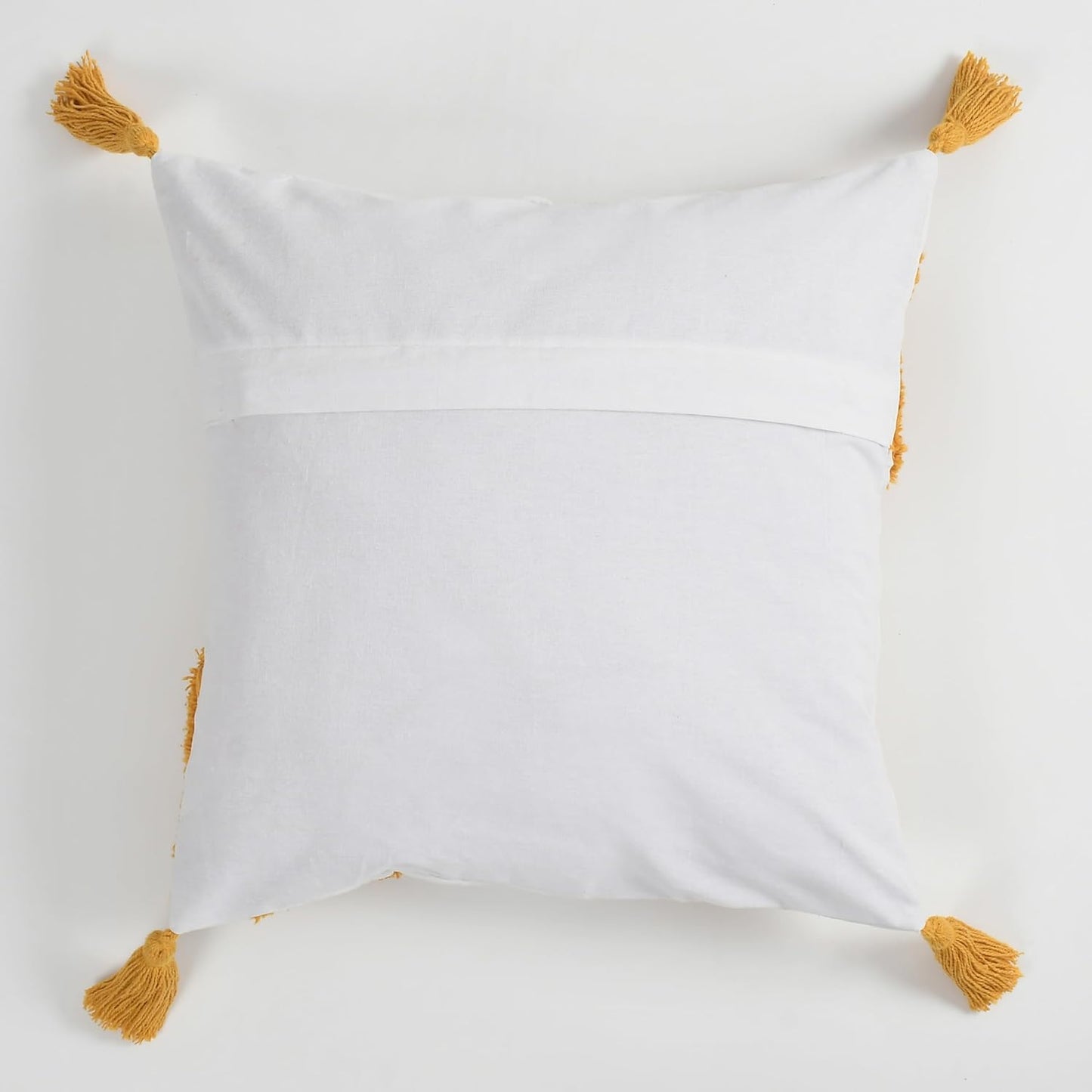 Boho Tufted Cushion Cover 16x16 inch Pack of 2 | Decorative Throw Pillow Covers for Bed Sofa Living Room