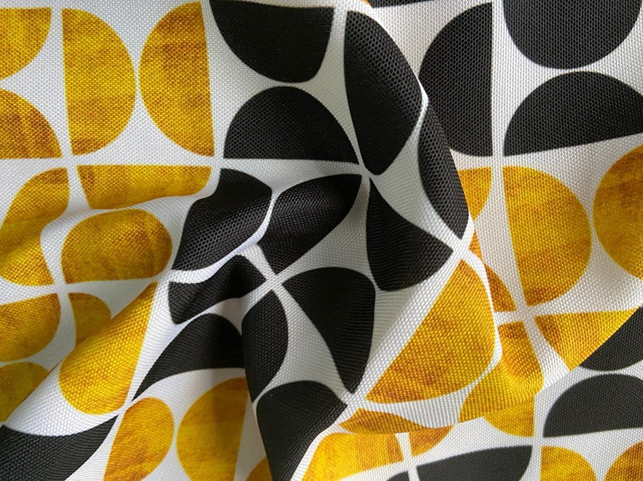 Elegant Digital Printed Clover Design Table Runner, Cotton Feel Fabric, Double Layered, 13x72 Inch | Home Decor, Dining, Living Room