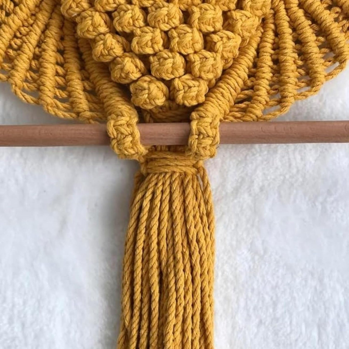 Macramé Owl Wall Decor – Natural Handwoven Cotton