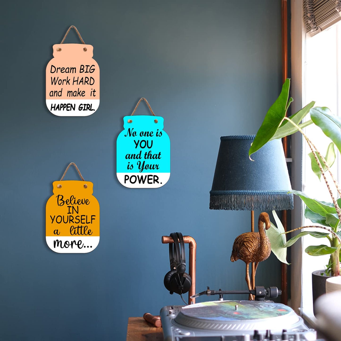 Elegant Motivational Wooden Wall Hangings for Home Decor | Living Room Wall Art & Decoration Items