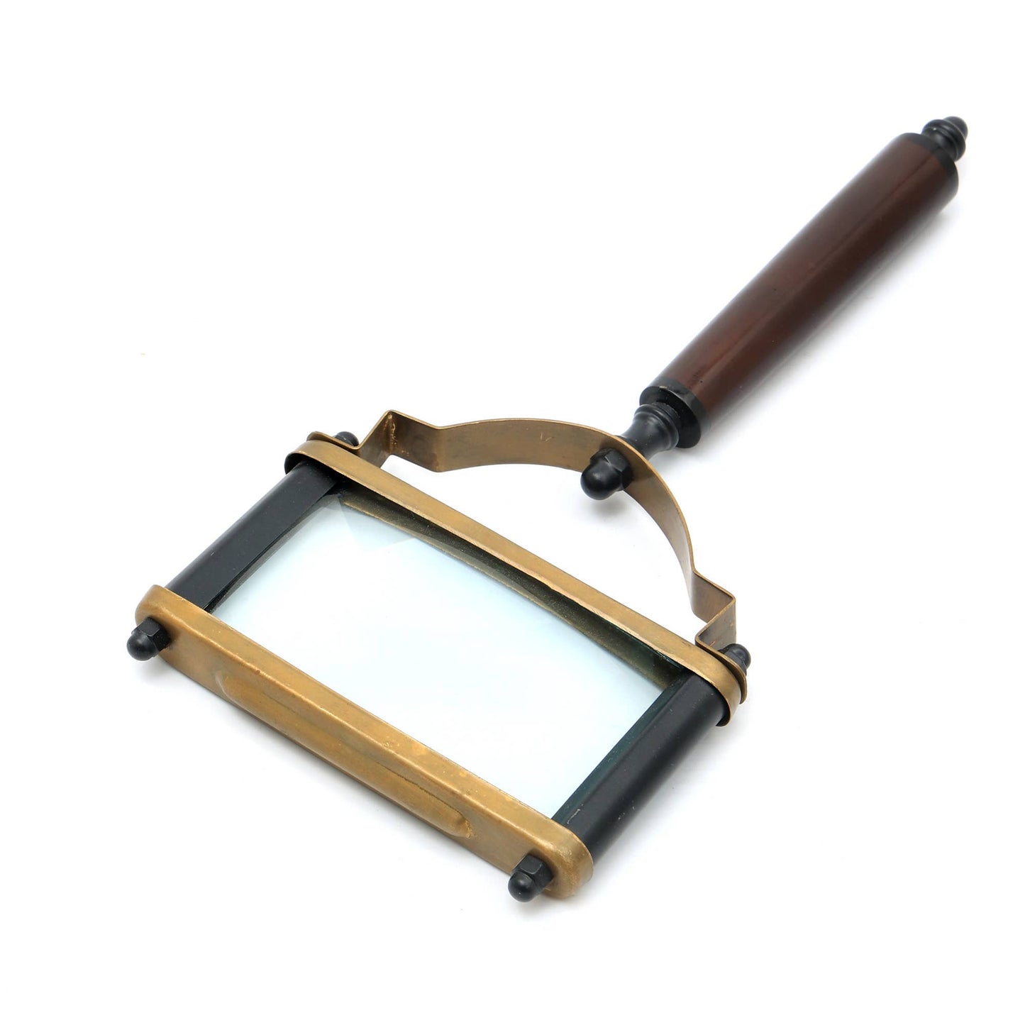 Rectangular Magnifying Glass with Metal Frame | Black| 25 cm