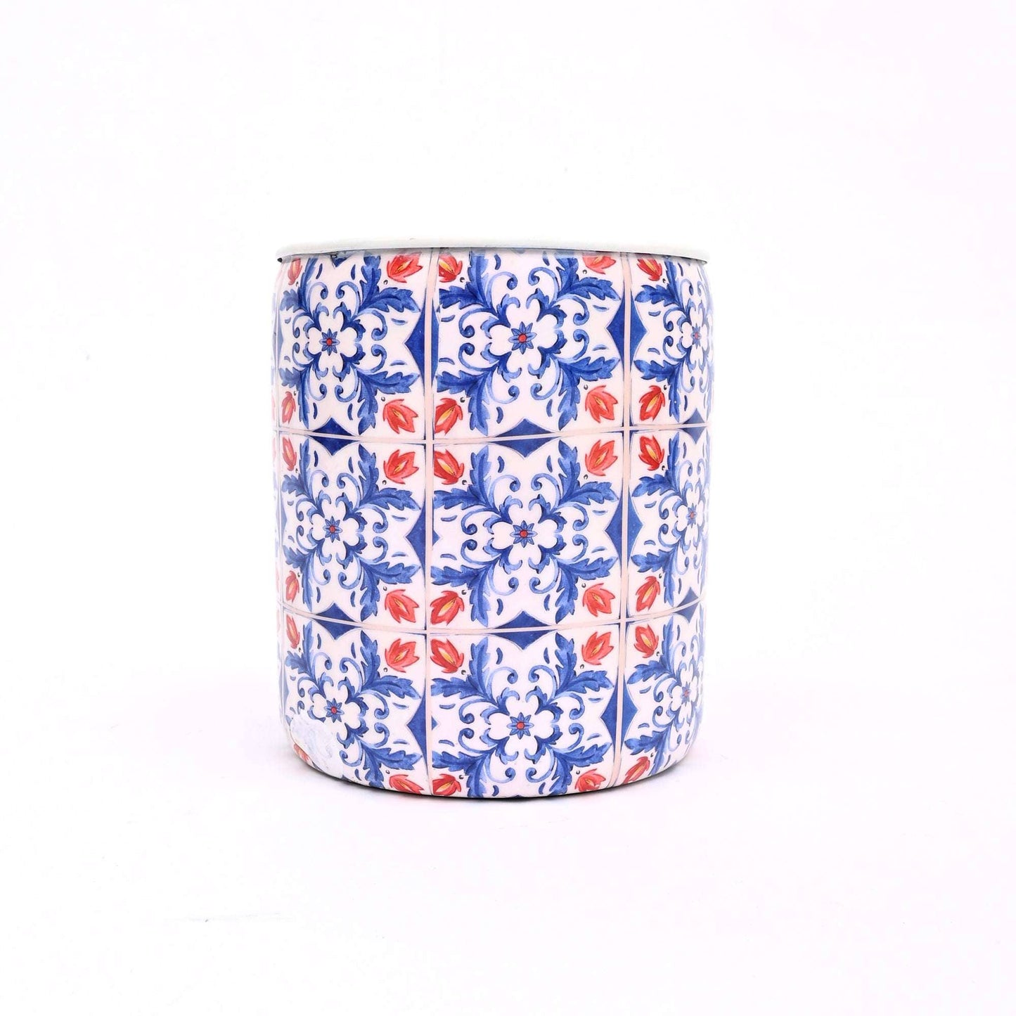 Small Round Floral Planter – Decorative Indoor & Outdoor Flower Pot