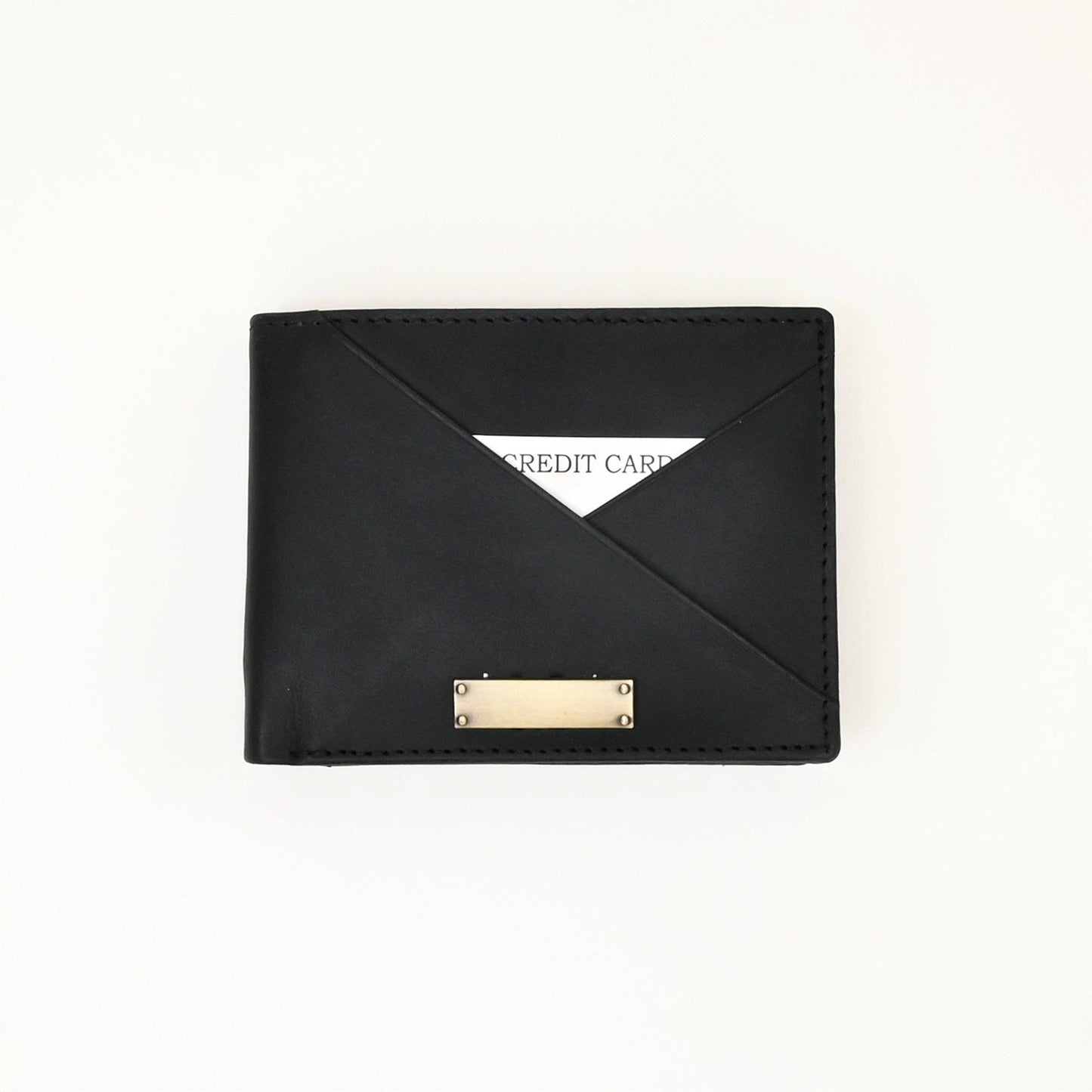 Men’s Wallet Premium Black Full-Grain with Coin Pocket