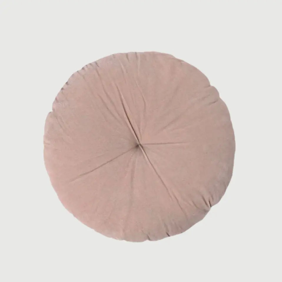 Cuddle Baby Pink Velvet  Round Cushion SanctuaryLiving